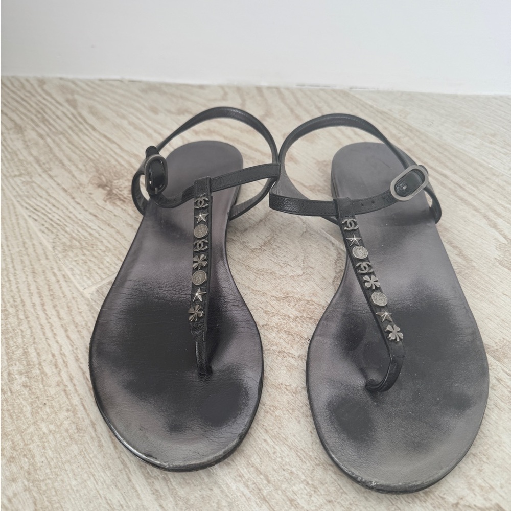 Black Chanel Sandals